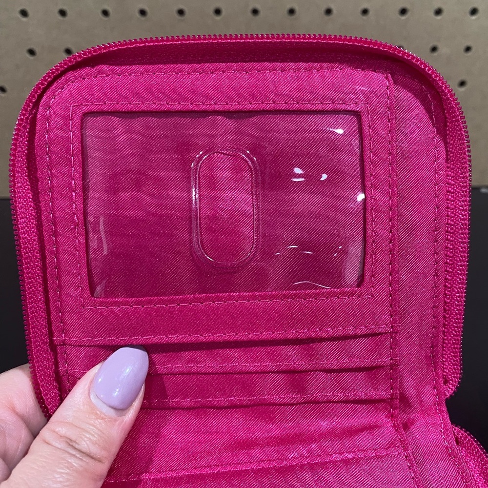 Vera Bradley Petite Zip Wallet Fuchsia 18228-478 - Picture 8 of 10